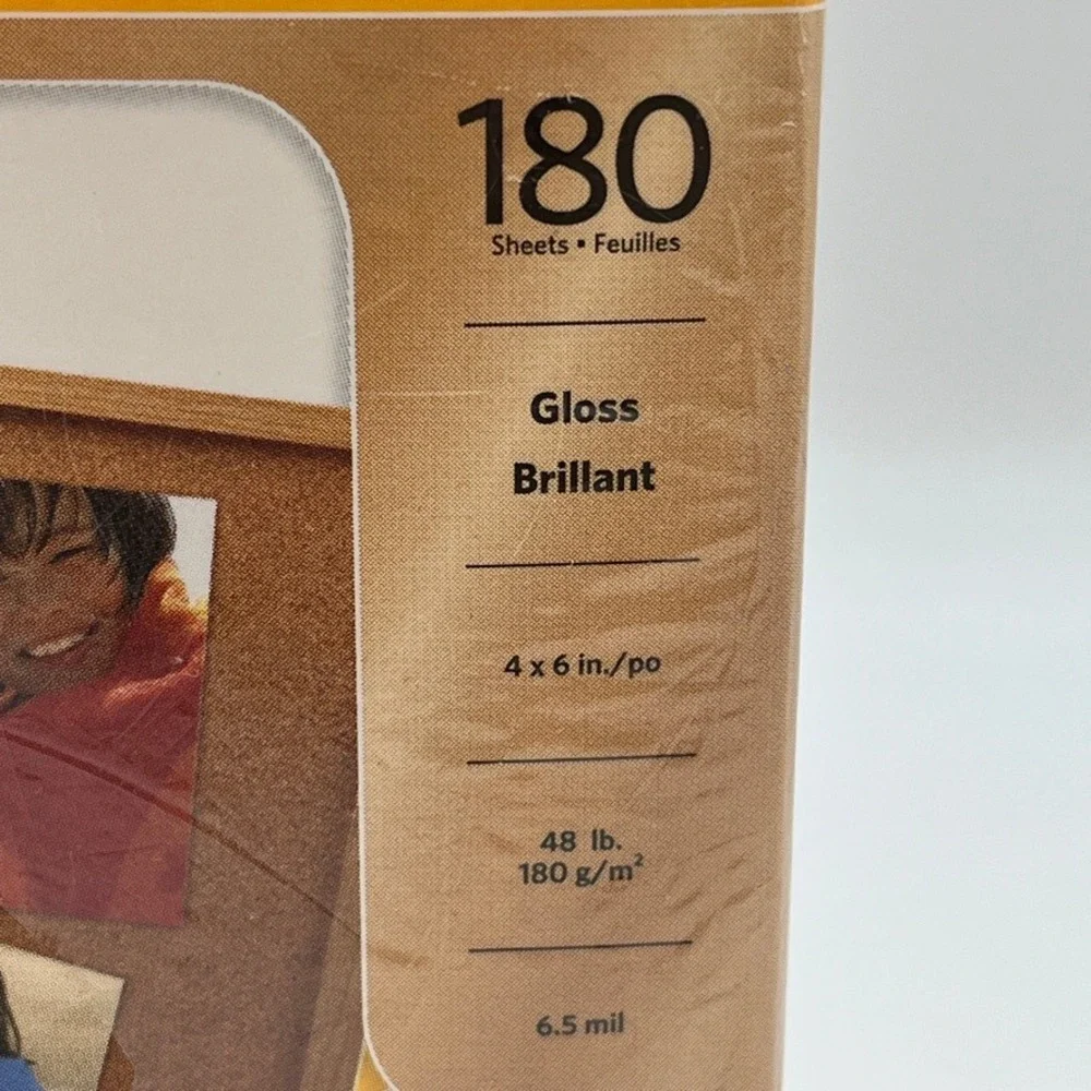 Kodak Photo Paper 4x6 Glossy 180 Sheets Instant Dry New Sealed Photography Photo
